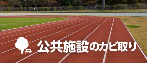 公共施設のカビ取り